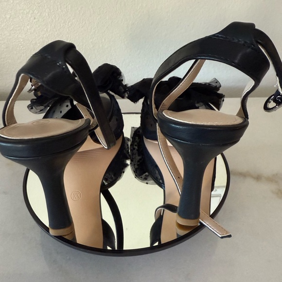Elegant Black Women's Shoes with Bow Detail - Picture 4 of 12